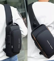 China Quality Waterproof USB crossbody Bagpack